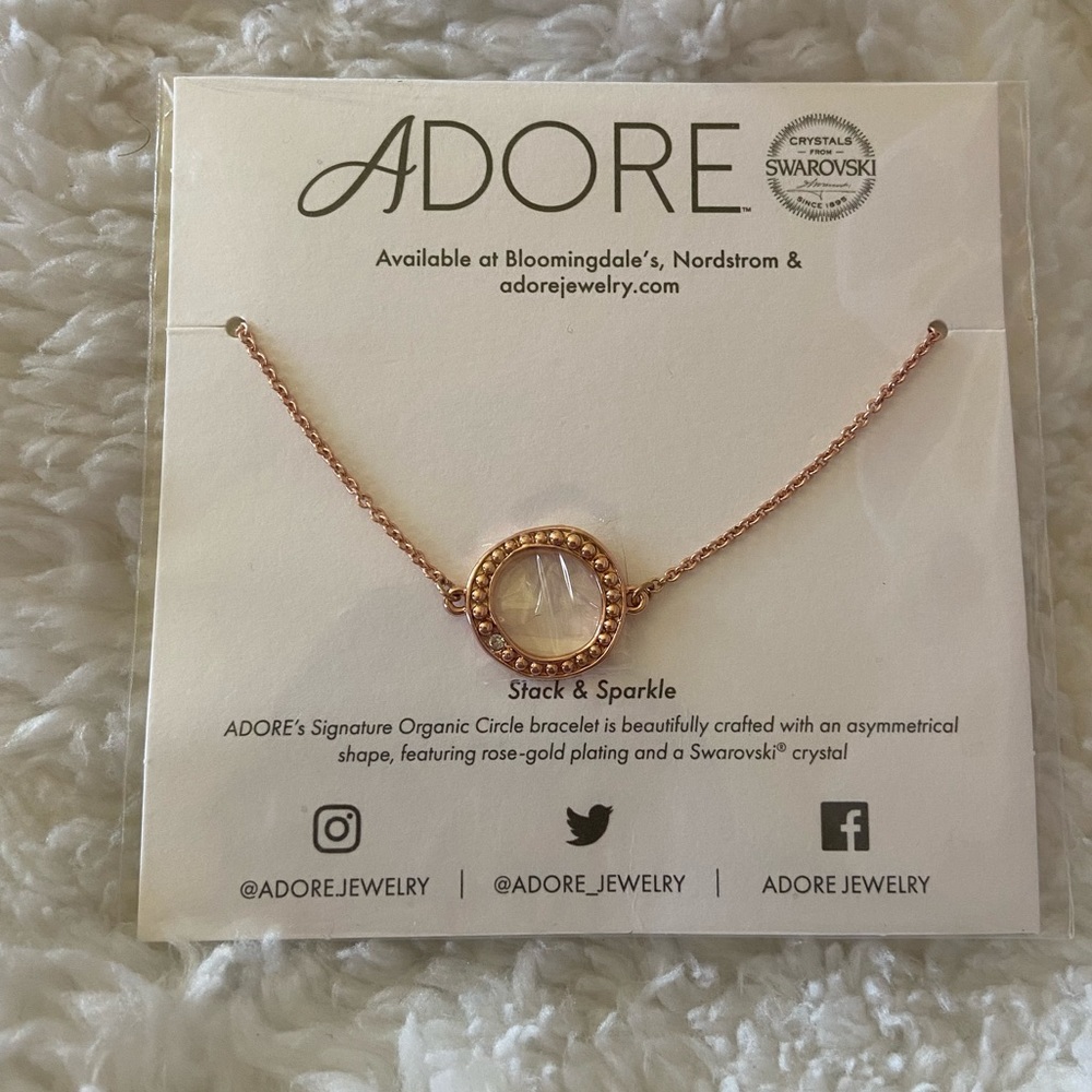 Adore circle bracelet brand new